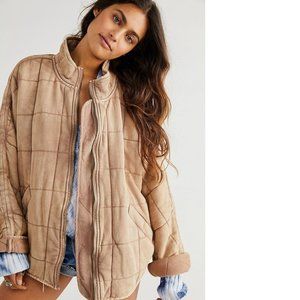 NWT!! Free People Dolman Quilted Knit Jacket Oversized K02